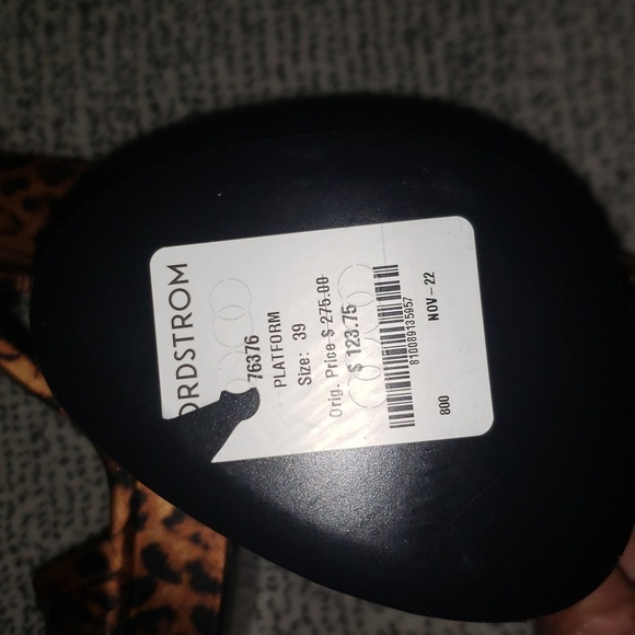 Jessica Rich Leopard Platforms sz 39/9 - Picture 6 of 7